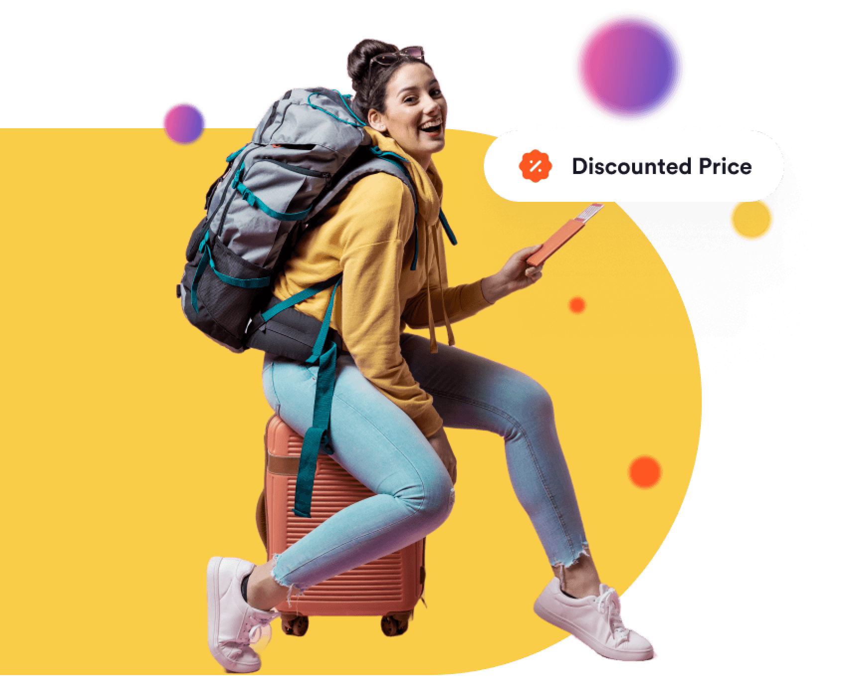 Traveler with luggage